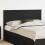 Berkfield Headboard with Headboard Black Oak 150 cm Engineered wood 1