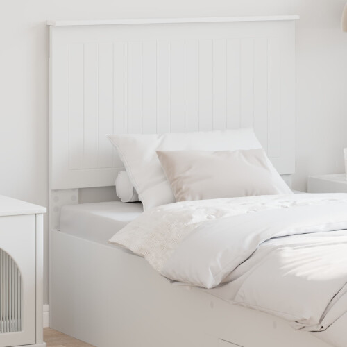 Berkfield Headboard with Headboard White 90 cm Engineered wood