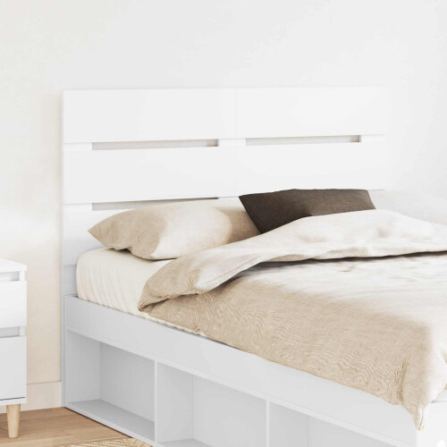 Berkfield Headboard White Engineered Wood