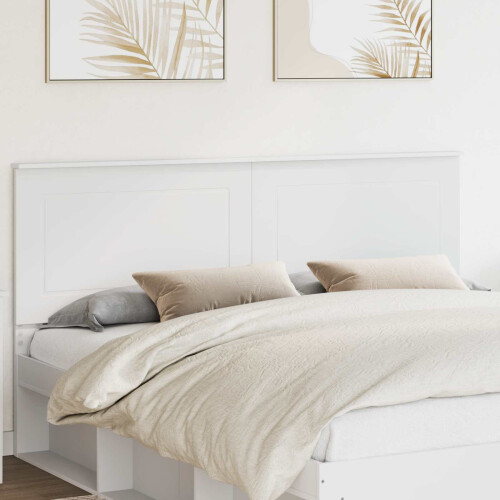 Berkfield Headboard White 100 cm Engineered Wood