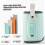 Portable Baby Bottle Warmer with USB Heating, Accurate Temperature Control, Multi‑Function Modes, Green 5