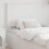Berkfield Headboard White 100 cm Engineered Wood 1