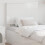 Berkfield Headboard Gloss White 100 cm Engineered Wood 1