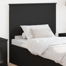 Berkfield Headboard Black Oak 100 cm Engineered Wood