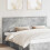 Berkfield Headboard with Headboard Concrete Grey 200 cm Engineered wood 1