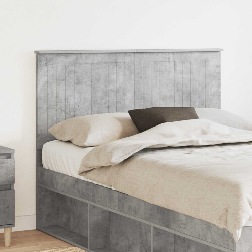 Berkfield Headboard with Headboard Concrete Grey 135 cm Engineered wood