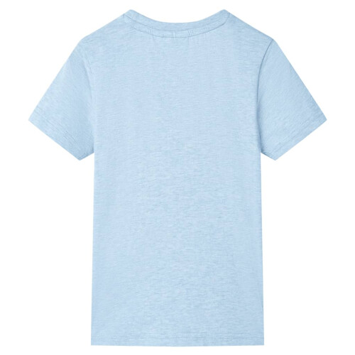 Kids' T-shirt Soft Blue Melange 140 1