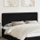 Berkfield Headboard Black Oak Engineered wood 1