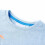 Kids' T-shirt Soft Blue Melange 140 3