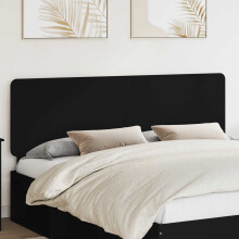Berkfield Headboard Black Oak Engineered wood