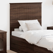 Berkfield Headboard with Headboard Brown Oak 75 cm Engineered wood