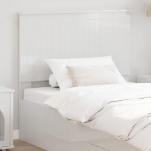 Berkfield Headboard with Headboard Gloss White 100 cm Engineered wood