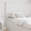 Berkfield Headboard with Headboard White 75 cm Engineered wood 1