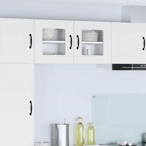 Berkfield Dishwasher Panel Kalmar 2 pcs White 40 x 31 x 40 cm