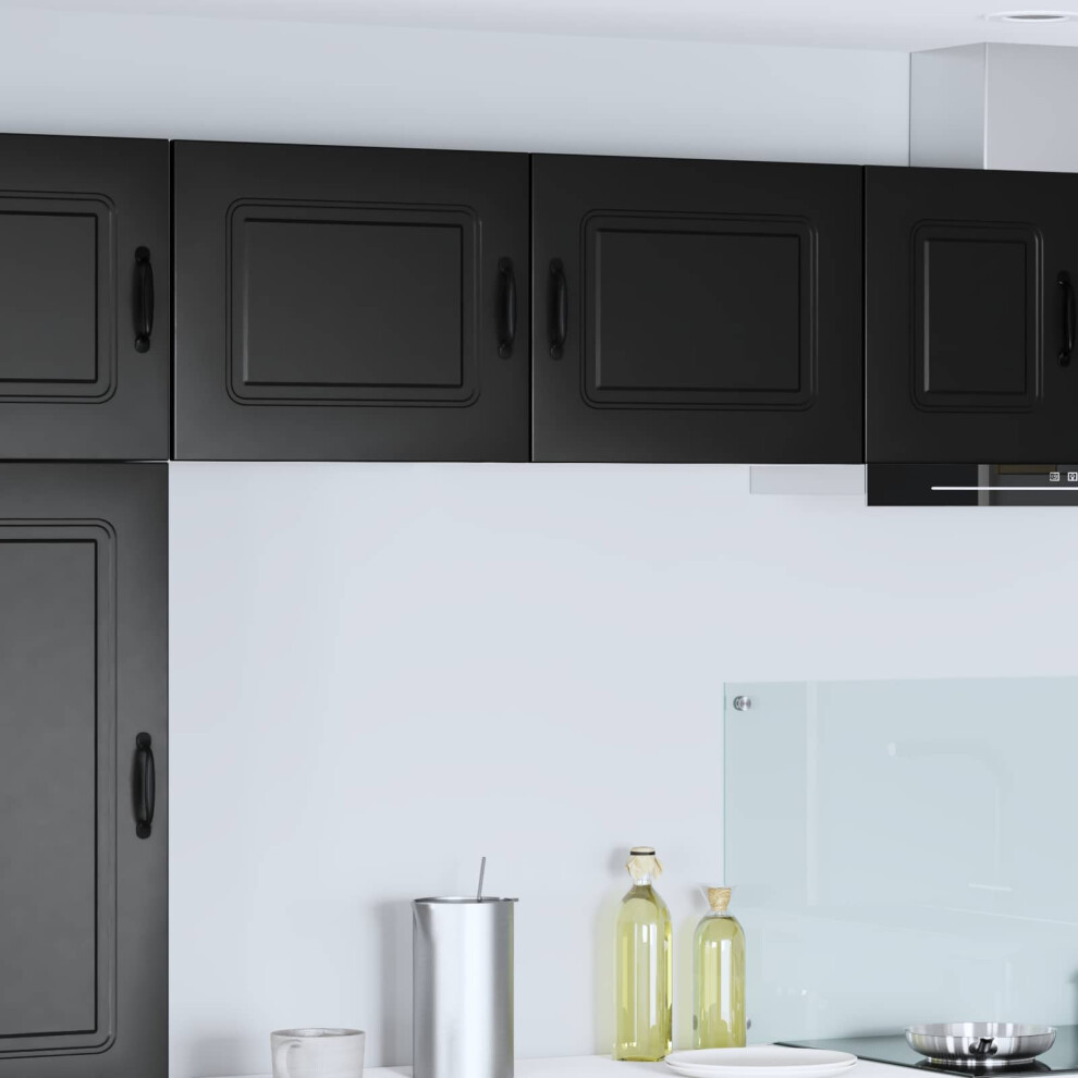 Berkfield Dishwasher Panel Kalmar Black 50 X 31 X 40 Cm Engineered Wood 6272155900465