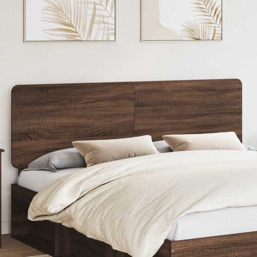 Berkfield Headboard Brown Oak Engineered wood