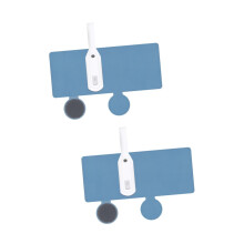 2 Pack Baby Bottle Warmer Set USB Heating for Travel Gentle Temperature Control Universal Fit
