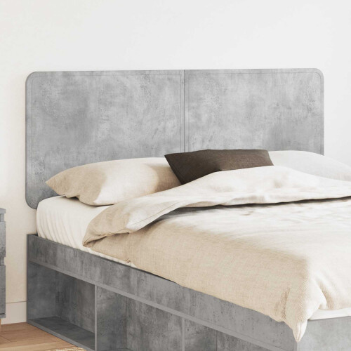 Berkfield Headboard Concrete Grey Engineered wood