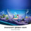 Fish Tank Ornament Resin Dolphin Statue Assorted Color 1pack 4