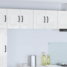 Berkfield Dishwasher Panel Kalmar 2 pcs High Gloss White 60 x 31 x 40 cm
