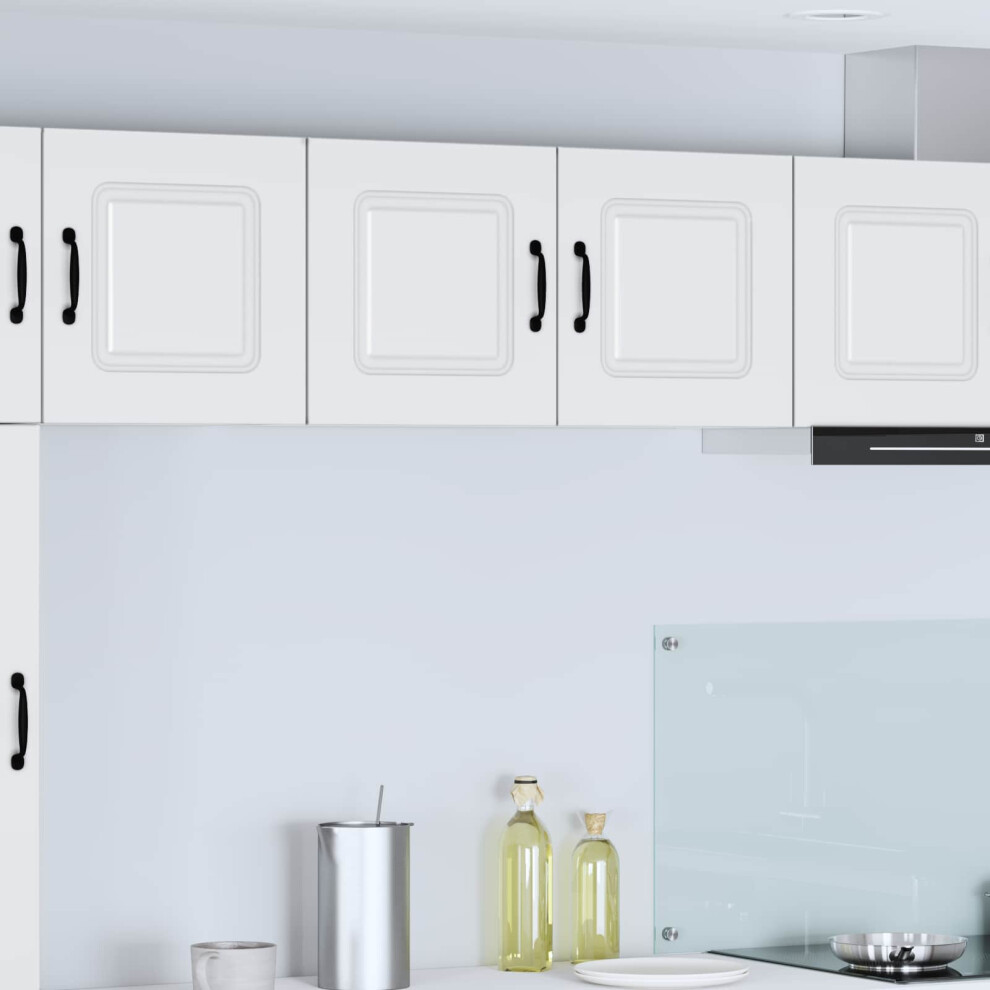 Berkfield Dishwasher Panel Kalmar White 80 X 31 X 40 Cm Engineered Wood 6249406093412