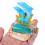 Fish Tank Ornament Resin Dolphin Statue Assorted Color 1pack 7