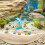 Fish Tank Ornament Resin Dolphin Statue Assorted Color 1pack 9