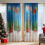 Rideaux occultants décoratifs-Sapin de Noël 140 160 par pièce 7