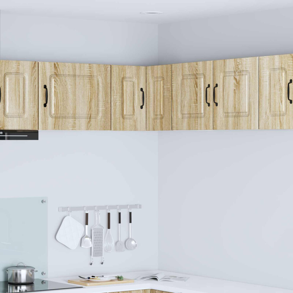 Berkfield Dishwasher Panel With Storage Kalmar Sonoma Oak 57 X 57 X 40 Cm 958428949442