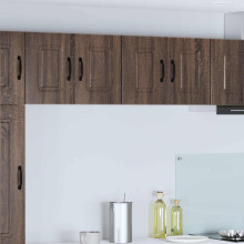 Berkfield Dishwasher Panel Kalmar 2 pcs Brown Oak 60 x 31 x 40 cm