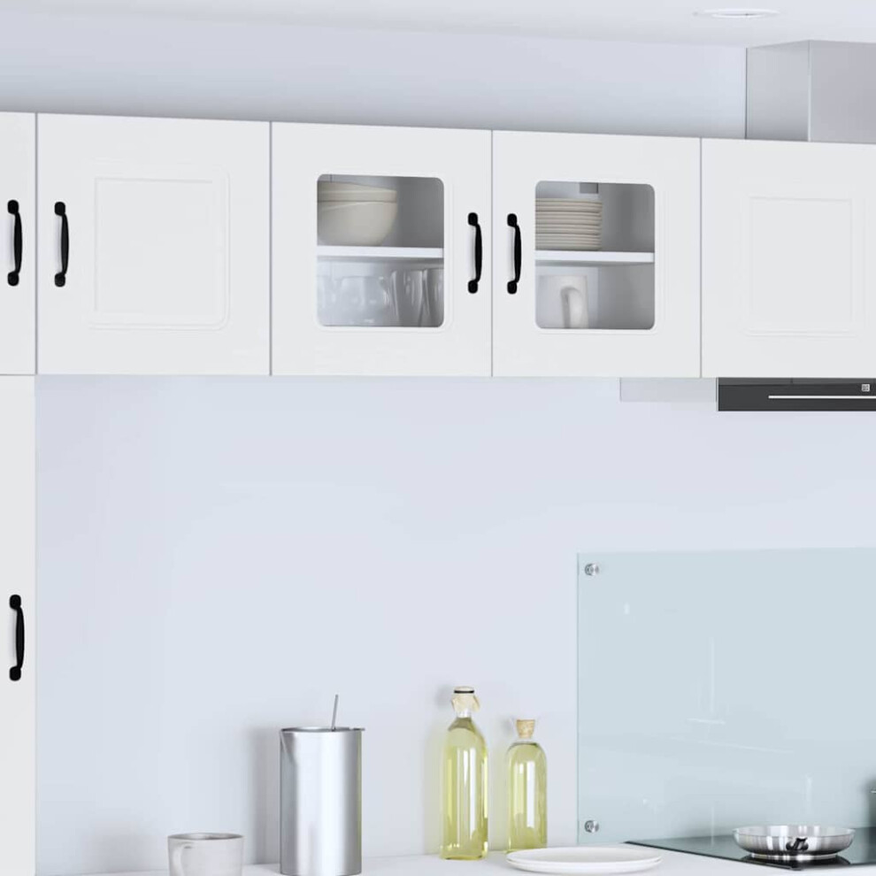 Berkfield Dishwasher Panel Kalmar White 80 X 31 X 40 Cm Engineered Wood 3254546500167