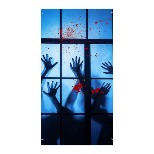 Halloween vinduespøgelse indendørs udendørs 2