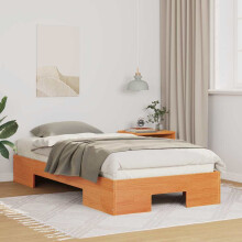 Berkfield Bed Frame Brown 80 x 200 cm