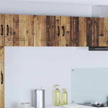 Berkfield Dishwasher Panel with Storage Kalmar Old Wood 80 x 31 x 40 cm