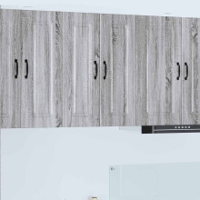 Berkfield Dishwasher Panel Kalmar Grey Sonoma 30 x 31 x 80 cm