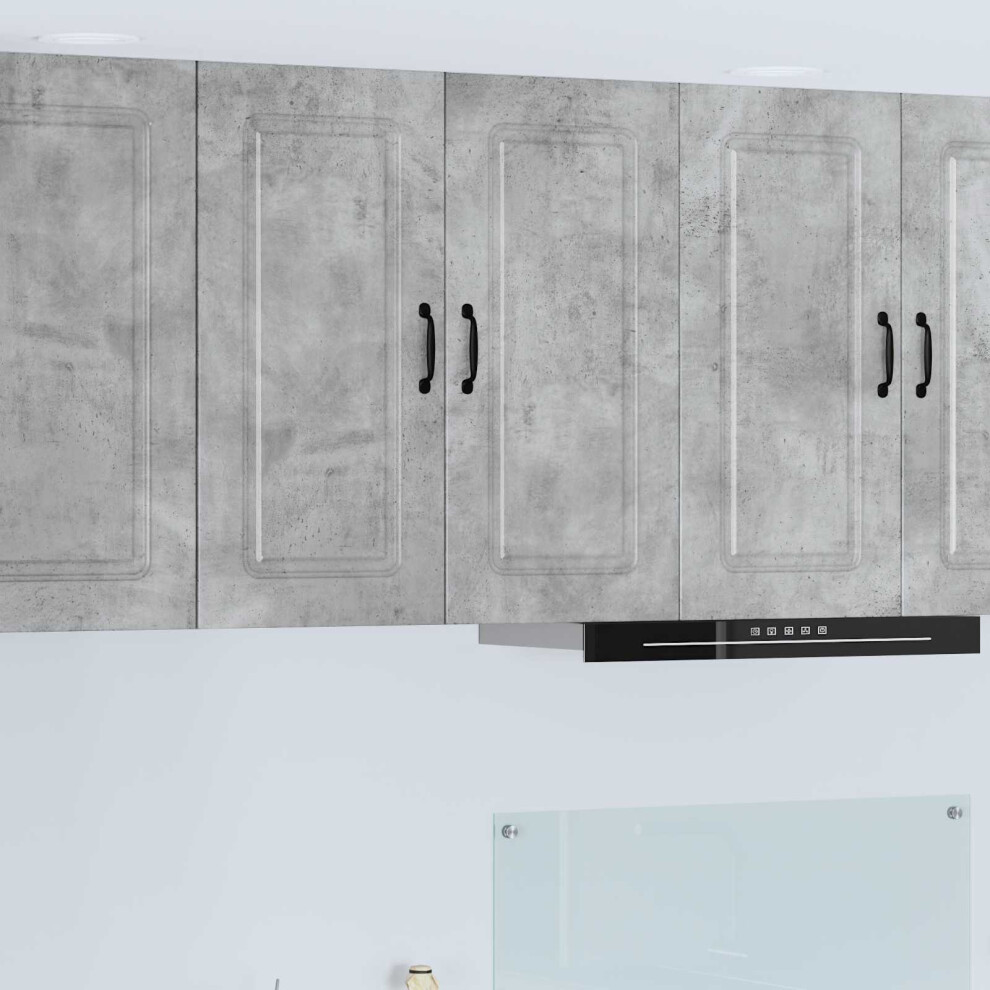 Berkfield Dishwasher Panel Kalmar Concrete Grey 80 X 31 X 80 Cm 7710933095181