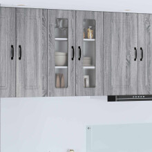 Berkfield Dishwasher Panel Kalmar Grey Sonoma 60 x 31 x 80 cm