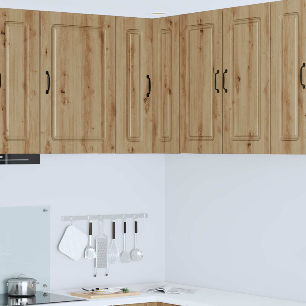Berkfield Dishwasher Panel Kalmar Artisan Oak 57 X 57 X 80 Cm 7401430080151