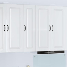Berkfield Dishwasher Panel Kalmar High Gloss White 30 x 31 x 100 cm