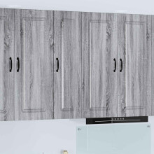 Berkfield Dishwasher Panel Kalmar Grey Sonoma 30 x 31 x 100 cm