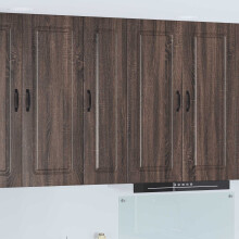 Berkfield Dishwasher Panel with Storage Kalmar Brown Oak 30 x 31 x 100 cm