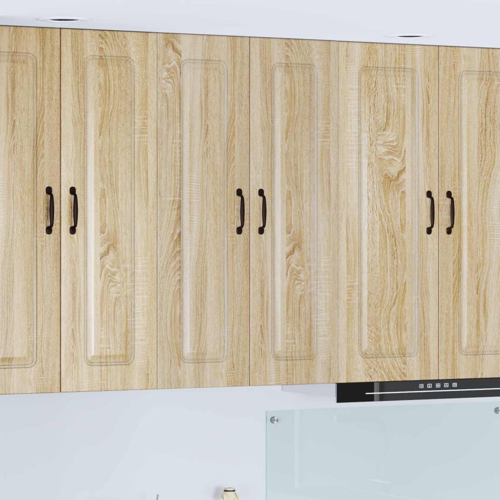 Berkfield Dishwasher Panel Kalmar Sonoma Oak 60 X 31 X 100 Cm 5463894279870