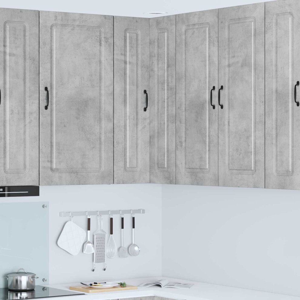Berkfield Dishwasher Panel Kalmar Concrete Grey 57 X 57 X 100 Cm 373087610739
