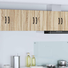 Berkfield Dishwasher Panel Lucca 2 pcs Sonoma Oak 30 x 31 x 40 cm