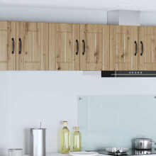 Berkfield Dishwasher Panel Lucca 2 pcs Artisan Oak 30 x 31 x 40 cm