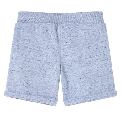Kids' Shorts with Drawstring Blue Melange 128 1
