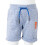 Kids' Shorts with Drawstring Blue Melange 128 8