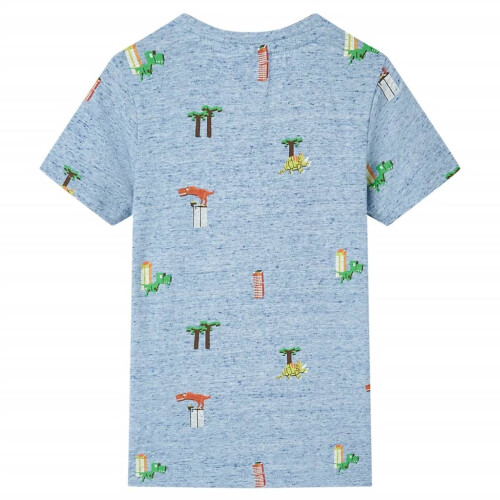 Kids' T-shirt Blue Melange 104 1