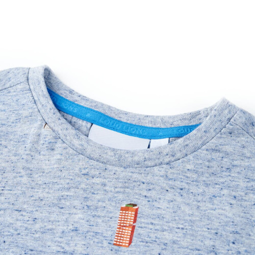 Kids' T-shirt Blue Melange 104 2