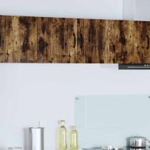 Berkfield Dishwasher Panel Lucca 2 pcs Smoked Oak 40 x 31 x 40 cm